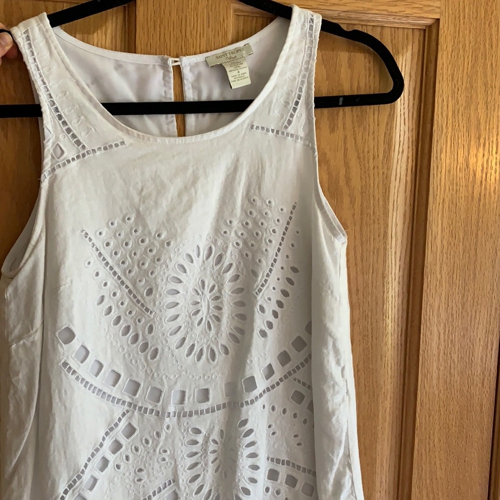 White Linen Dress